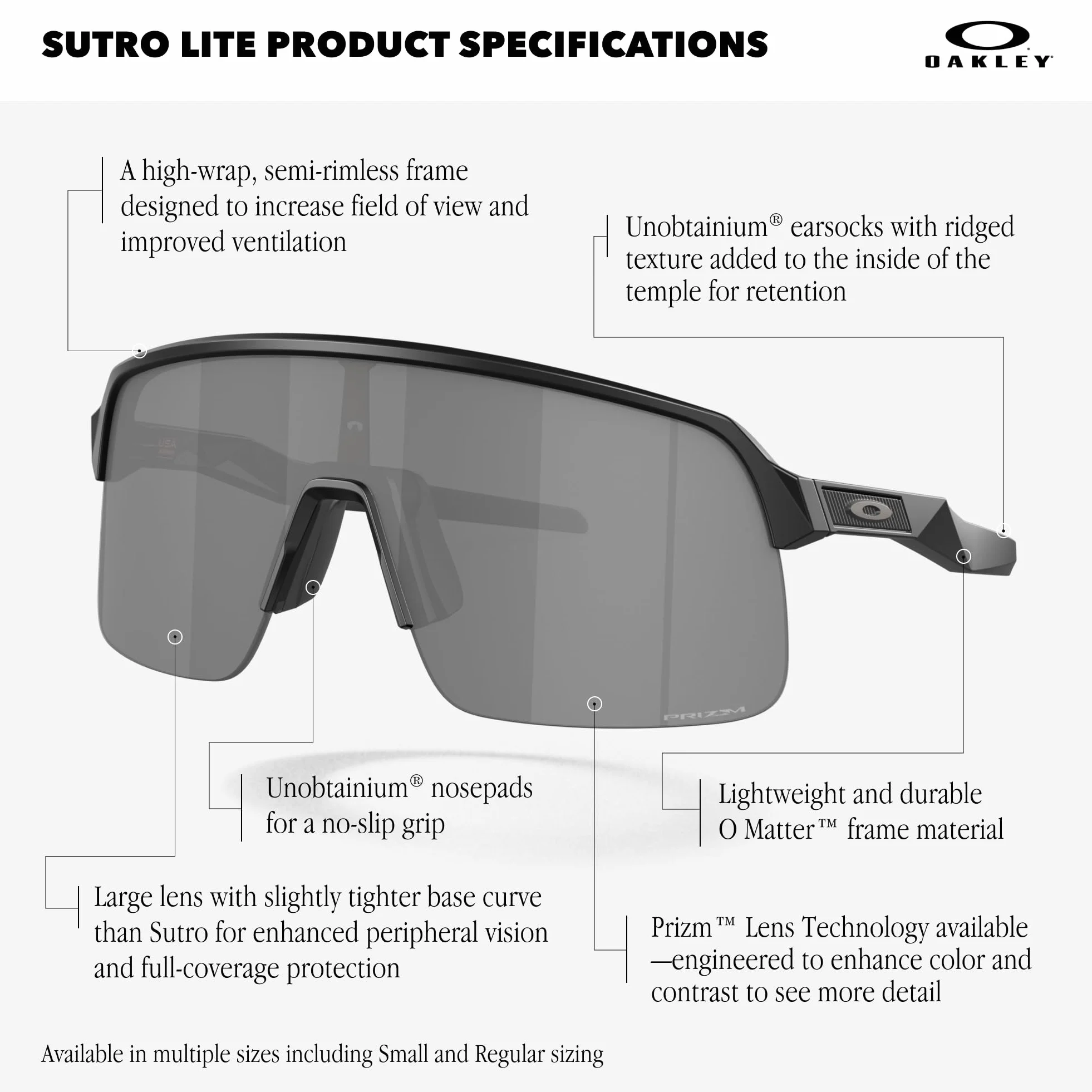 Oakley Oo9463 Sutro Lite - Gafas de sol rectangulares para hombre