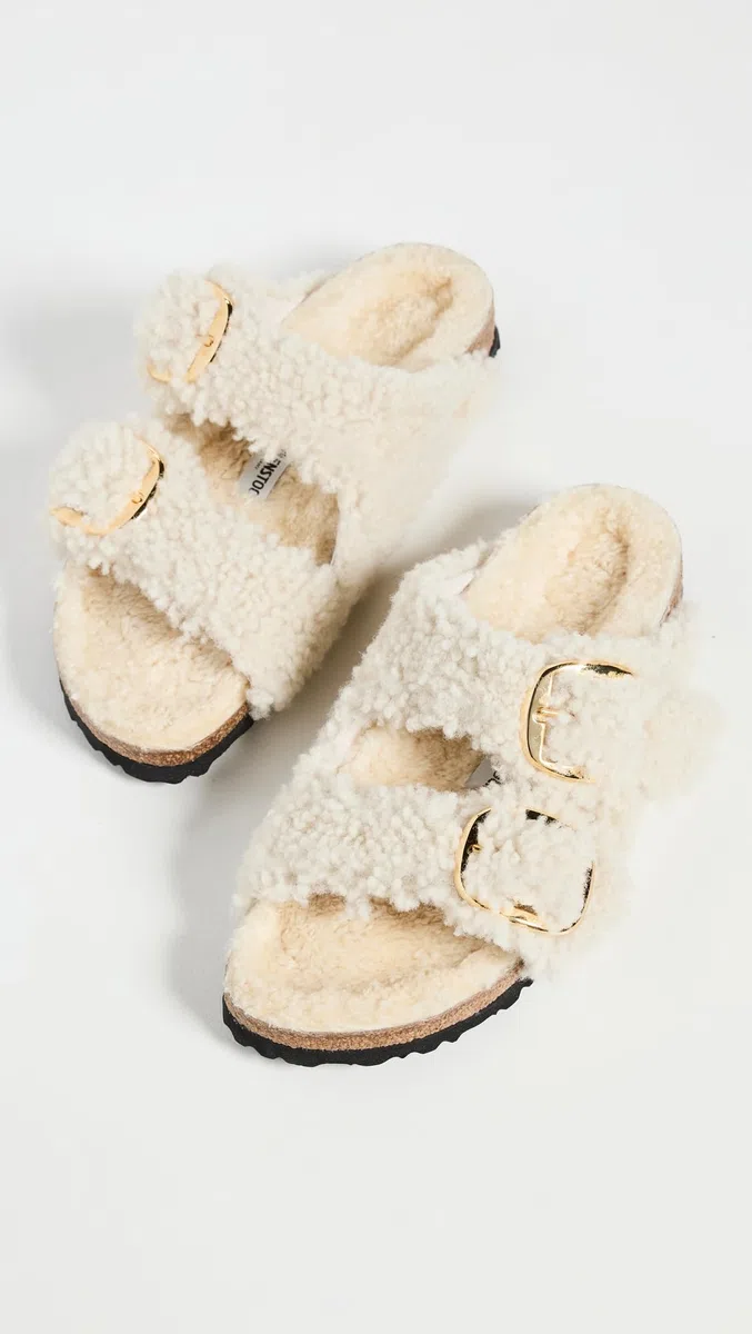 Birkenstock Sandalias Arizona con hebilla grande para mujer