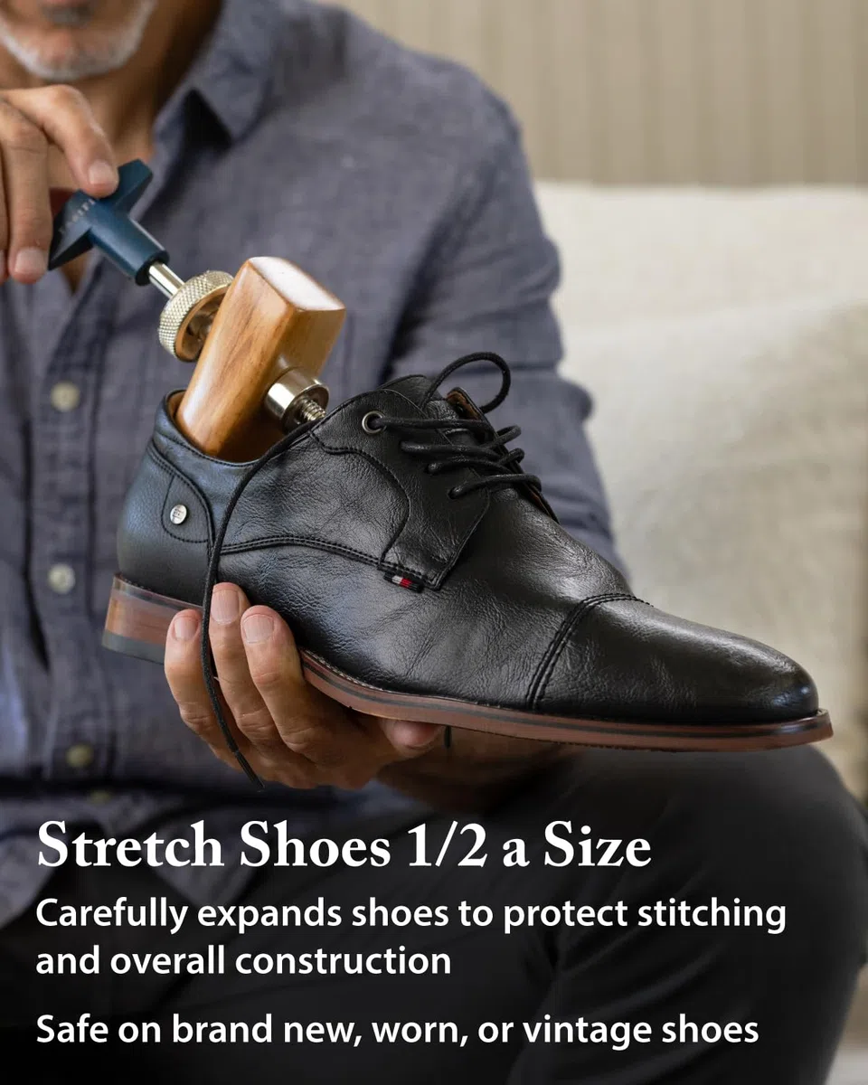 FootFitter Premium Professional 2-Way Shoe Stretches, Length & Width, Strong & Heavy Duty Construction