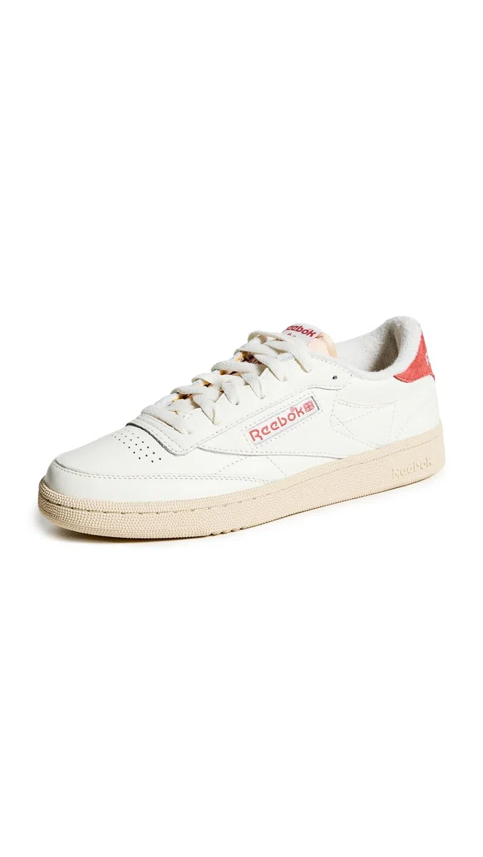 Reebok Womens Club C 85 Vintage,Chalk/Paper White/Aqua Dust,8