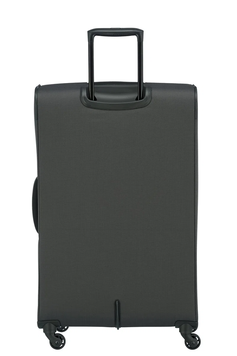 paklite Maleta de Viaje de 4 Ruedas, Carro Soft Shell Grande, Ampliable, Derby, Elegante Carrito con Pliegue de expansión, Cierre TSA, 77 cm, 102-115 litros