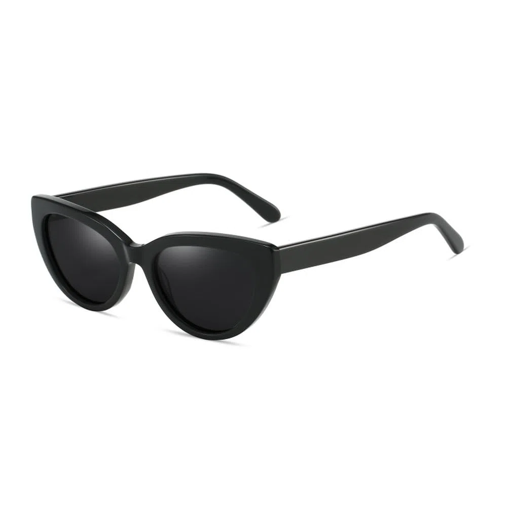 Gafas de sol polarizadas estilo ojo de gato retro de acetato con protección UV400