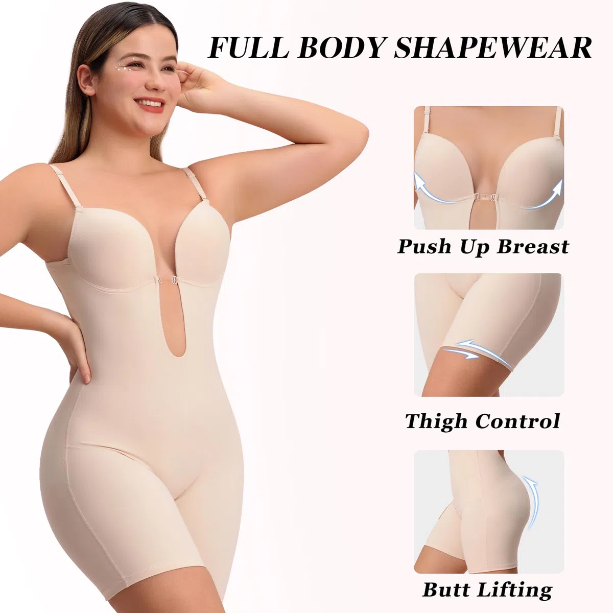 Slimers Shapewear Bodysuits 0062 Bodi modeladora Mujer