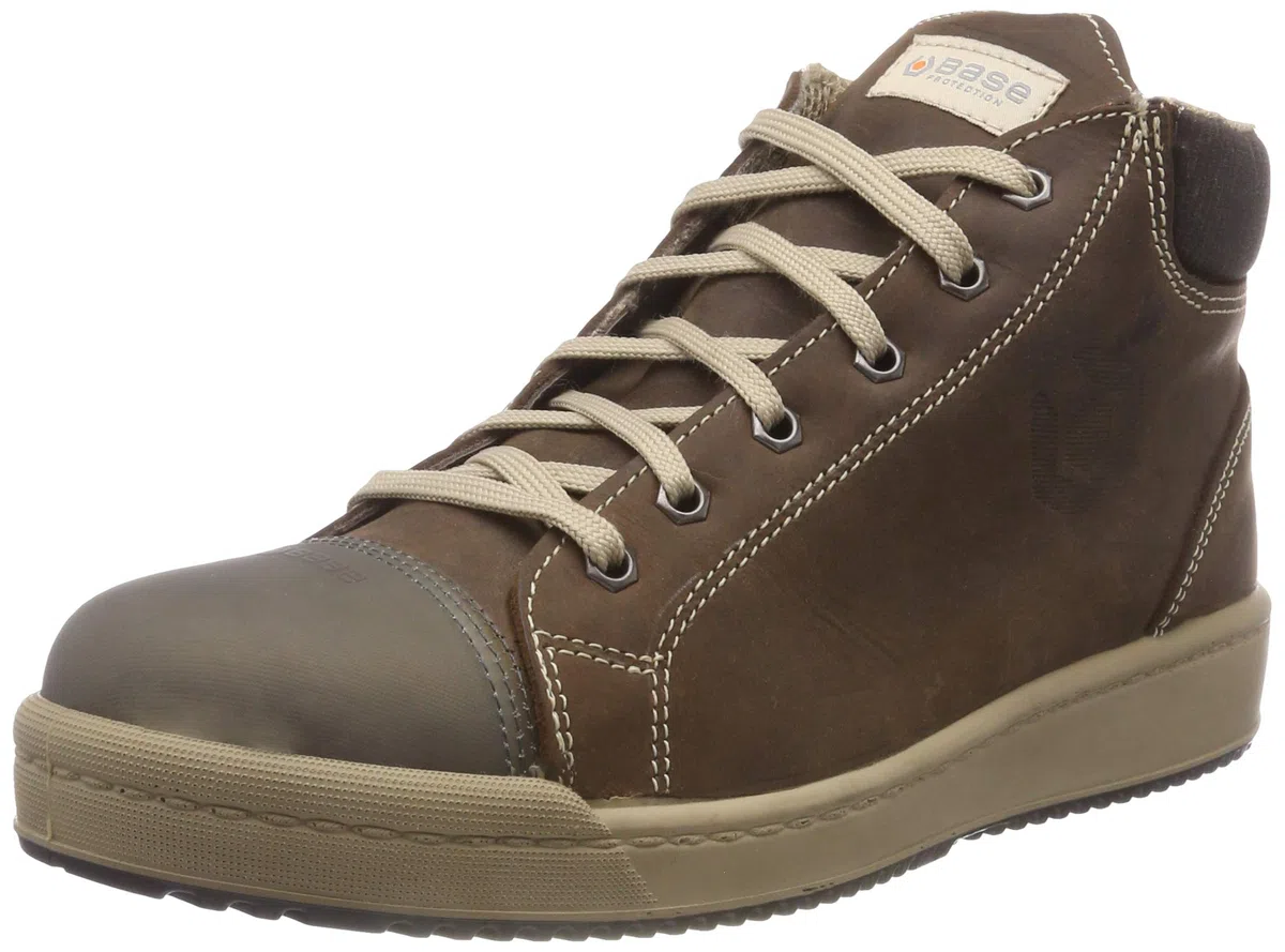 BASE Protection Oak S3 SRC Zapato de Seguridad, Talla: 42, Color: Marrón/Beige, B0241BRB42