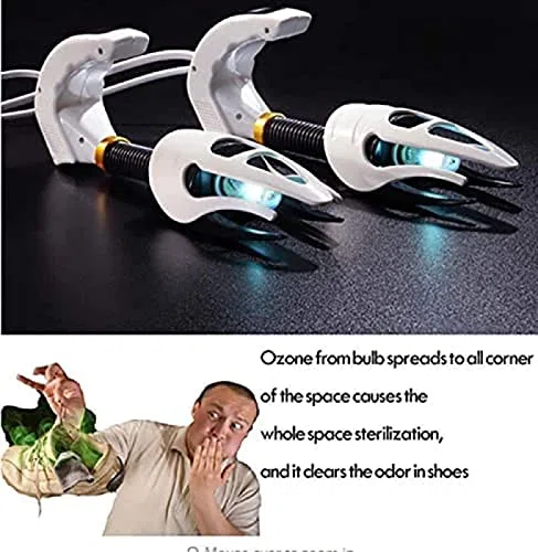 Desinfectante y secador de zapatos con luz UV para eliminar bacterias y hongos, promueve la salud y la comodidad de los pies