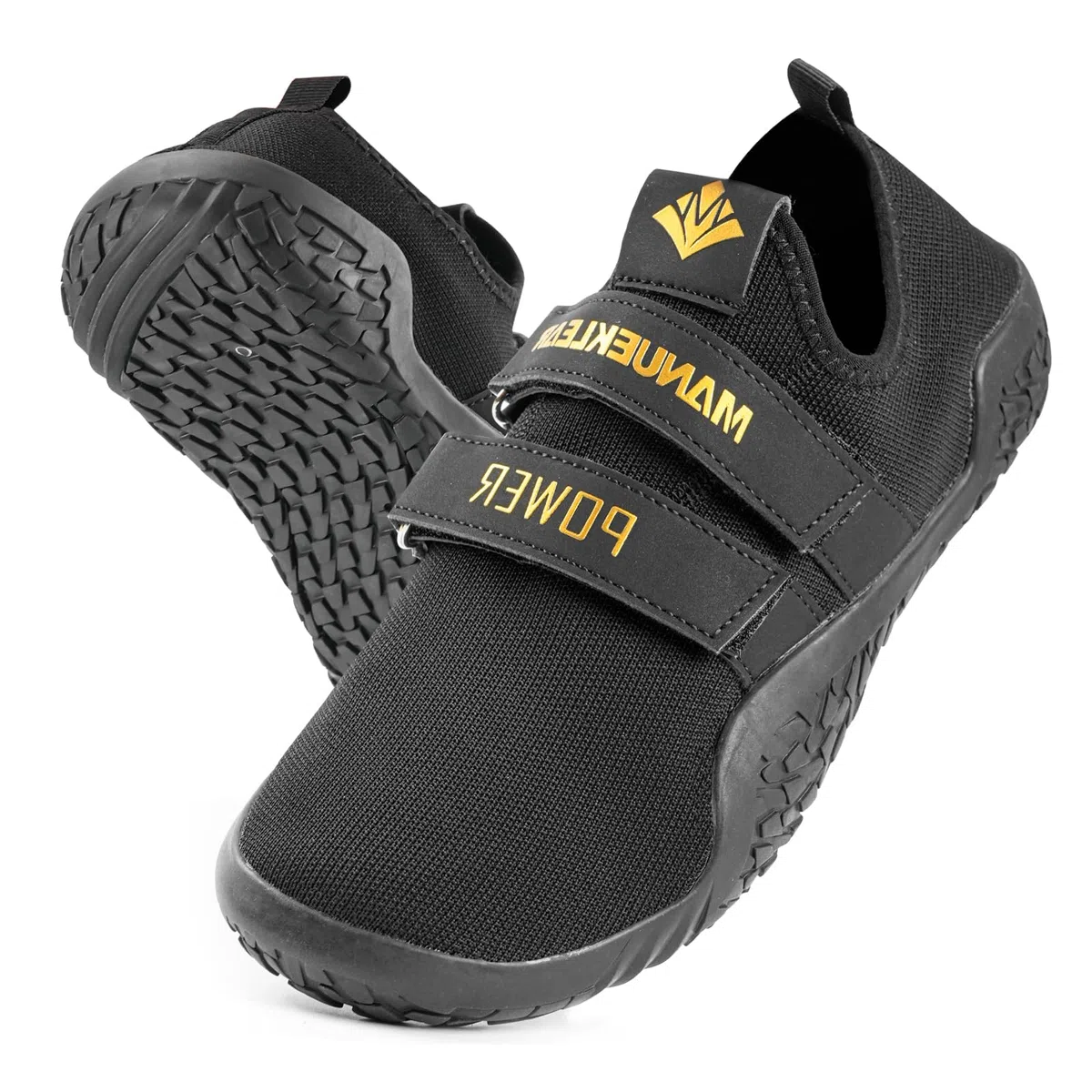 MANUEKLEAR - Zapatos de Levantamiento de Pesas para Hombres y Mujeres, Zapatos para Levantamiento de Pesas, Sentadillas, Fitness, Crosstrainer, Descalzo, Gimnasio, Entrenamiento