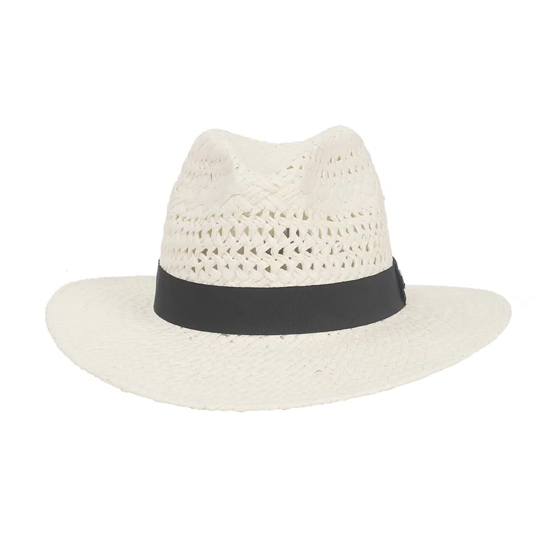 Sombrero de paja Fedora Panamá para mujeres y hombres, sombreros de verano para el sol, ala ancha, protección UV, ligero