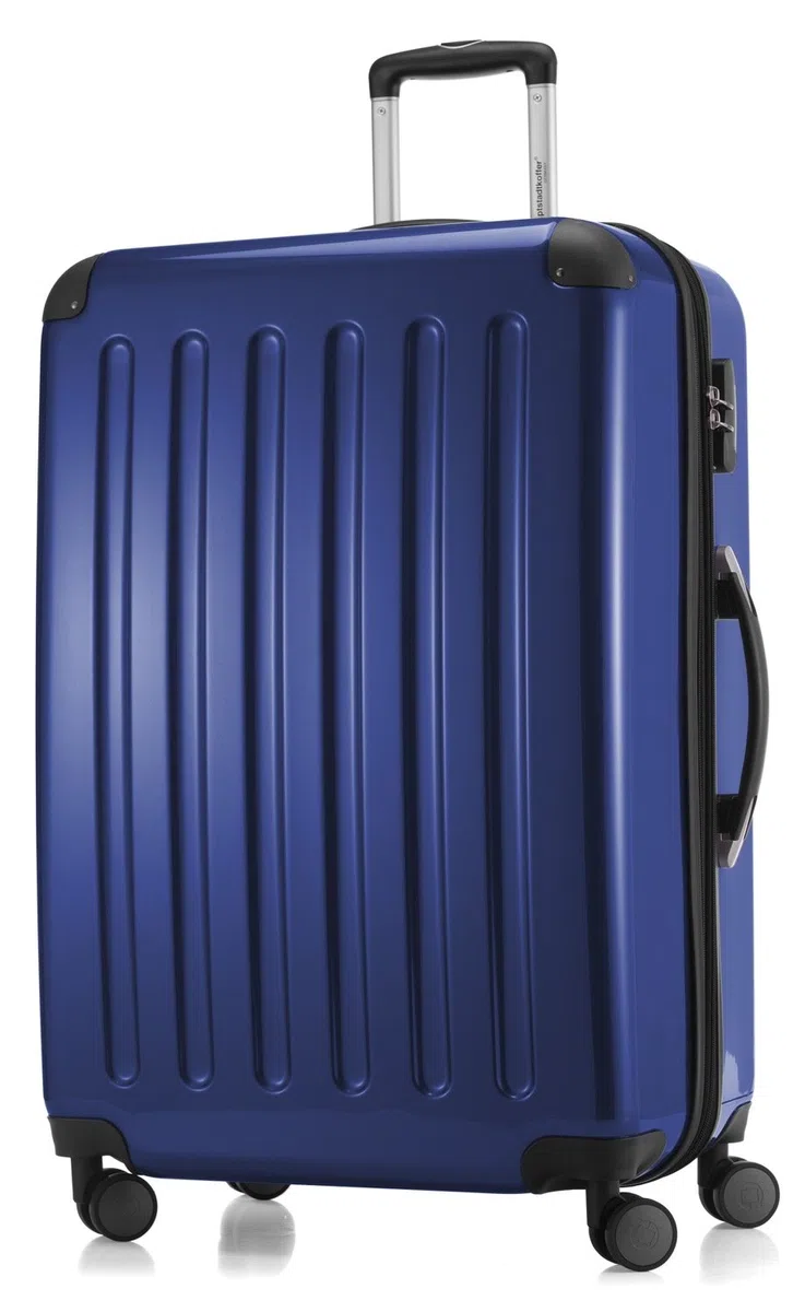HAUPTSTADTKOFFER - Alex R2 - Juego de 3 Maletas, Maletas rígidas, Trolley, Equipaje de Viaje Mate, Set de Viaje, 4 Ruedas Dobles (S, M y L), Azul Oscuro