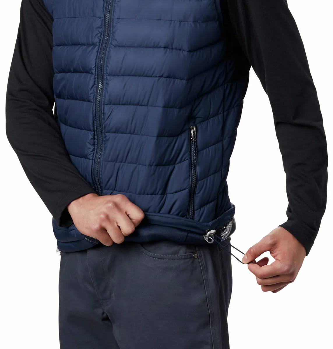 Columbia Powder Lite Vest Chaleco Acolchado, Collegiate Navy 031, XL Hombre