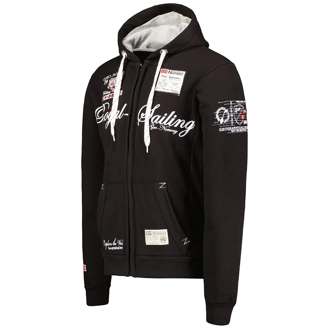 Geographical Norway Hombre Diseñador Capucha Chaqueta - Fighter -XXL