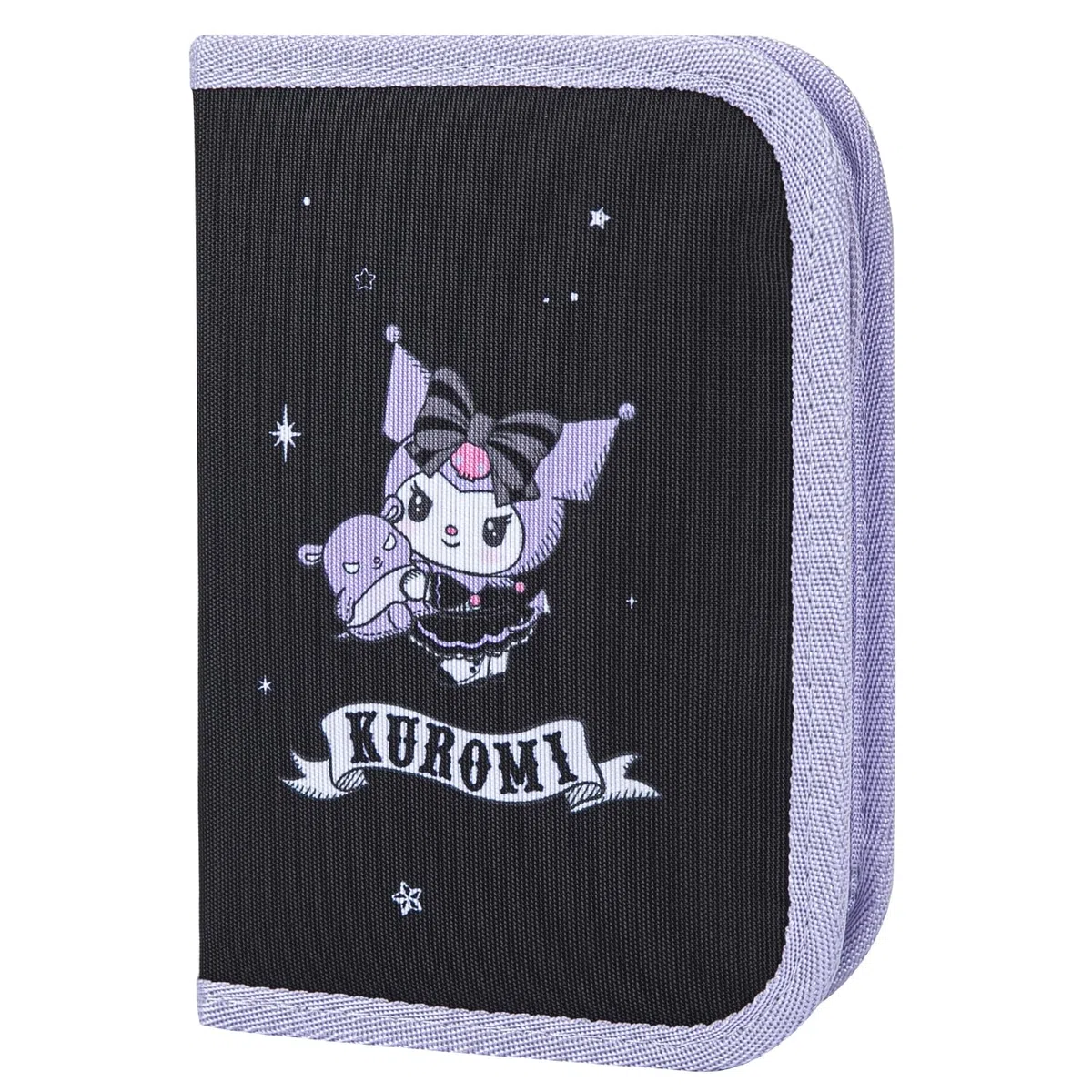 Baagl Mochila escolar para niños y niñas, juego de 5 piezas (mochila escolar Airy para 1ª clase, estuche, bolsa de gimnasio, delantal, bolsa de pecho), mochila escolar ergonómica, 16,5 l, Kuromi