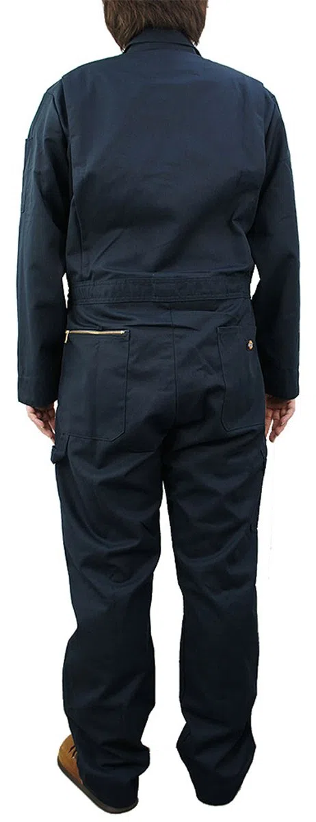 Dickies Mono de Manga Larga de Sarga de 20 g para Hombre, 18 g, Negro, M