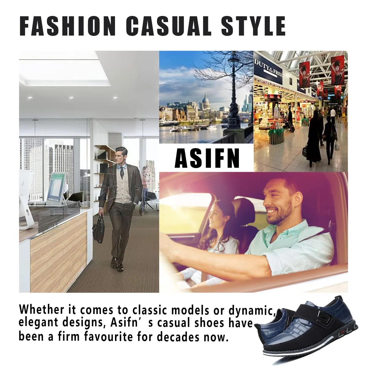 Mocasines de Hombre de Cuero de Primera Calidad Comfort Business Casual Oxford Zapatos de Vestir Zapatos de Moda Zapatillas de Vestir Oficina de Oficina de conducción de Zapatos