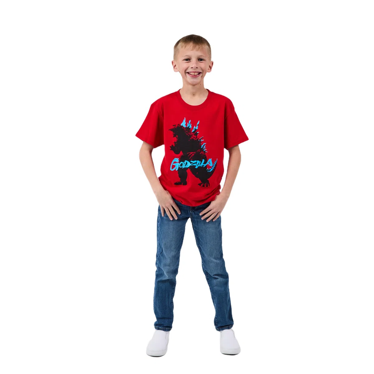 Godzilla - Paquete de 3 camisetas de manga corta para niño
