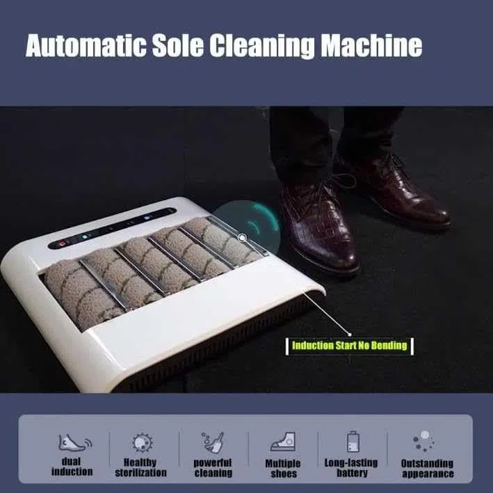 Máquina automática de limpieza de zapatos, pulidora recargable sin agua para uso doméstico y de oficina