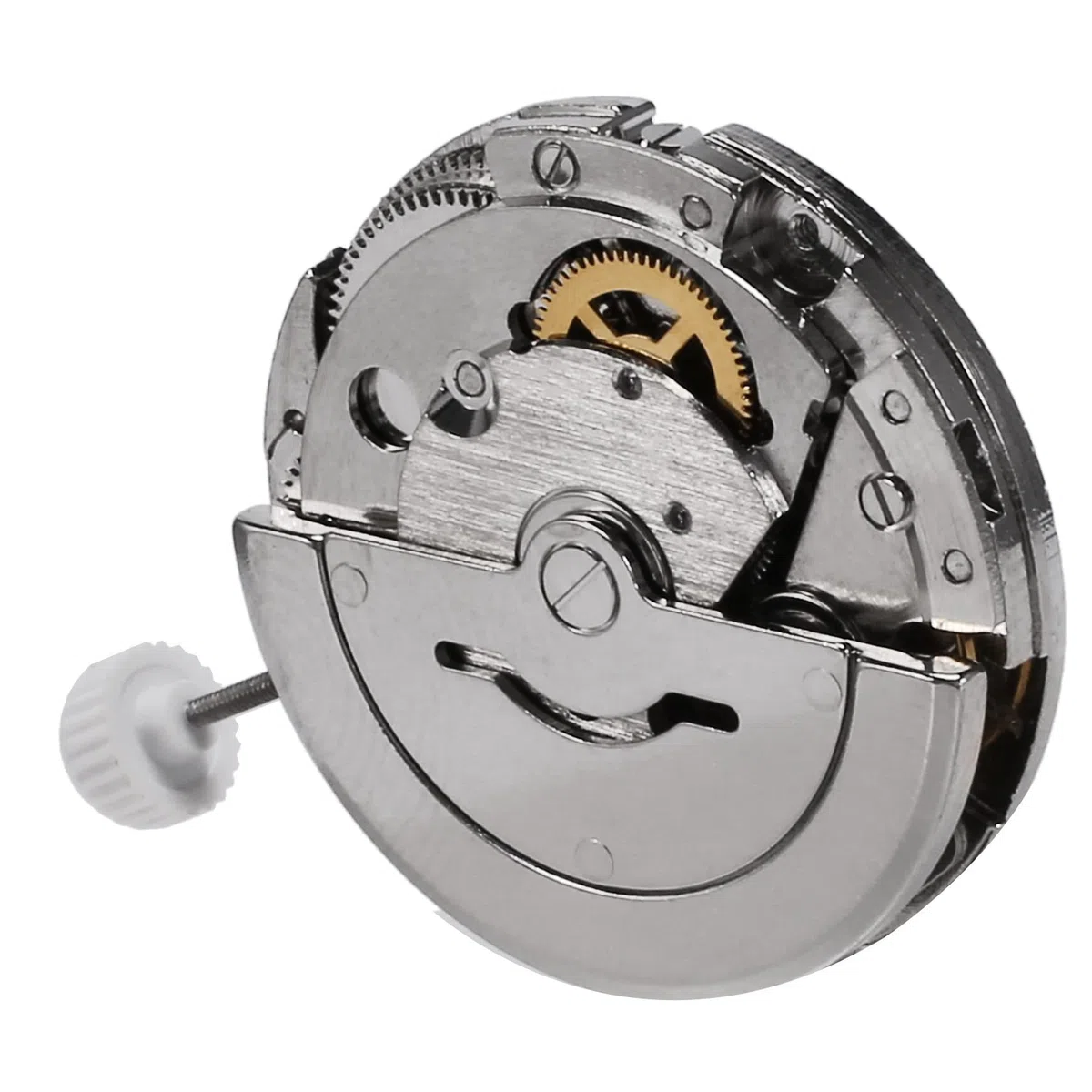 Movimiento mecánico automático, Apto para Piezas de reparación y Accesorios de Relojes, Color Plata.
