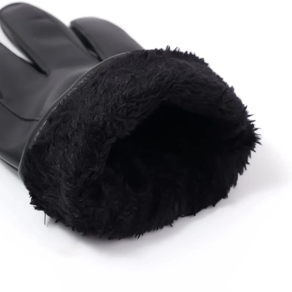 Guantes de Hombre, Guantes de Invierno, Guantes de Felpa cálidos, Pantalla táctil, Resistentes al Viento, para Conducir, otoño e Invierno, de