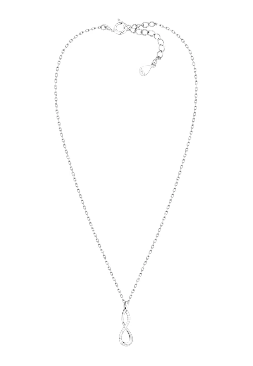 Sofia Milani - Collar para Mujeres en Plata de Ley 925 - Con Circonita - Colgante de Infinito