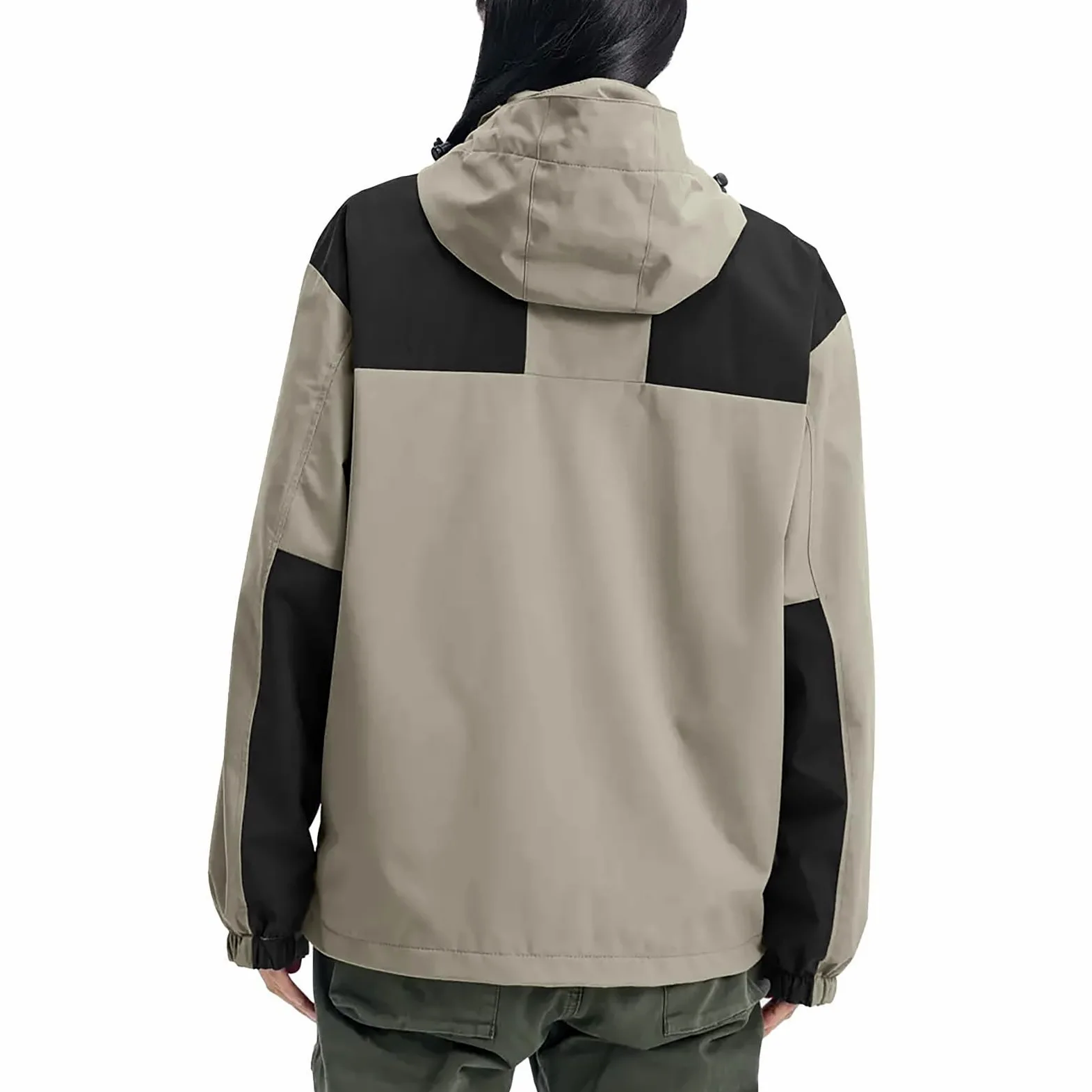 Chaqueta softshell para mujer, impermeable, forrada al aire libre, chaqueta 3 en 1, impermeable y transpirable: chaqueta funcional extraíble, cortavientos de gran tamaño, chaqueta de lluvia, chaqueta
