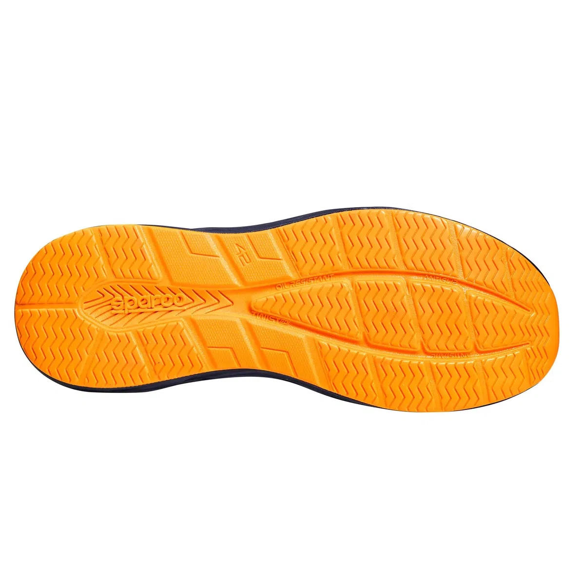 Sparco Teamwork Gulf Mirage Zapatos de Seguridad para Hombre S1PS ESD HRO Bajos. Ultraligeros, con amortiguación EVA, Parte Superior 3D Transpirable. Diseño Oficial Gulf. EU 43