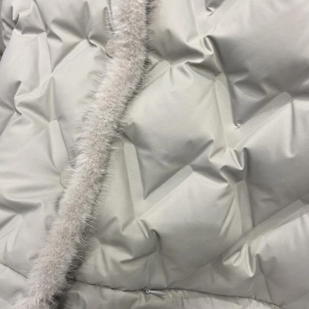 BROLEO Chaqueta Acolchada para Mujer,Chaqueta De Plumón con Cuello Alto De Piel Sintética Corta,Ligera Y Cálida,Ropa De Abrigo con Bolsillo,Chaqueta Aislante,Trabajo Al Aire Libre,Regalos para Damas