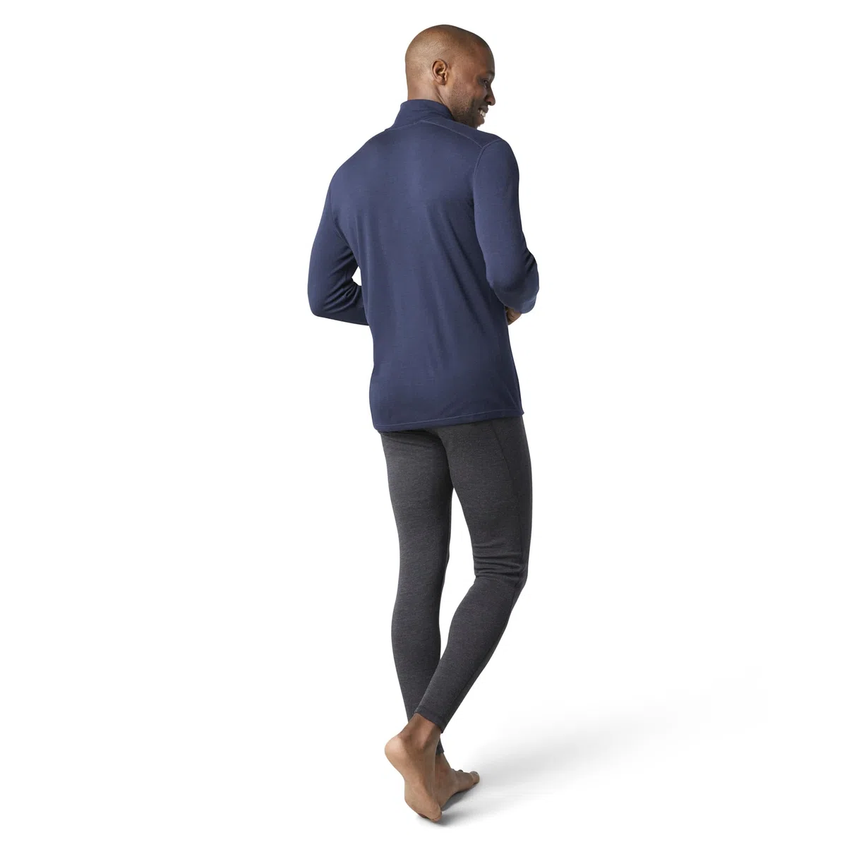 Smartwool Capa base térmica clásica de merino con cremallera de 1/4 para hombre