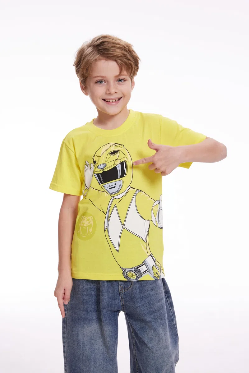 Power Rangers Hhyc801 Camiseta Niños (Pack de 4)