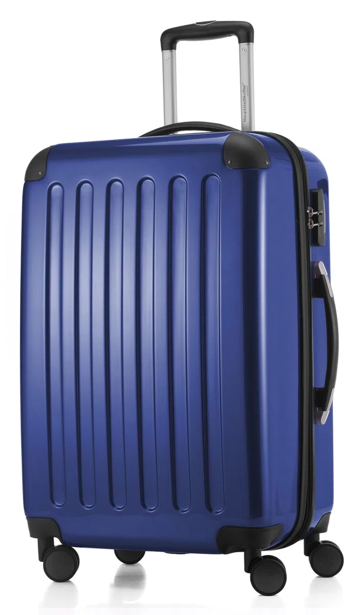 HAUPTSTADTKOFFER - Alex R2 - Juego de 3 Maletas, Maletas rígidas, Trolley, Equipaje de Viaje Mate, Set de Viaje, 4 Ruedas Dobles (S, M y L), Azul Oscuro