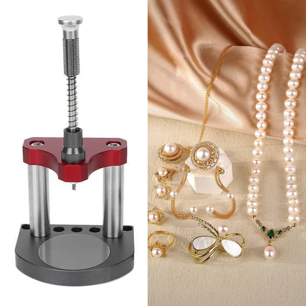 Watchmaker - Equipo de restauración de pies, herramienta de soldadura, máquina de unión de reparación de joyas para reparaciones delicadas, herramienta de instalación de pies de relojero