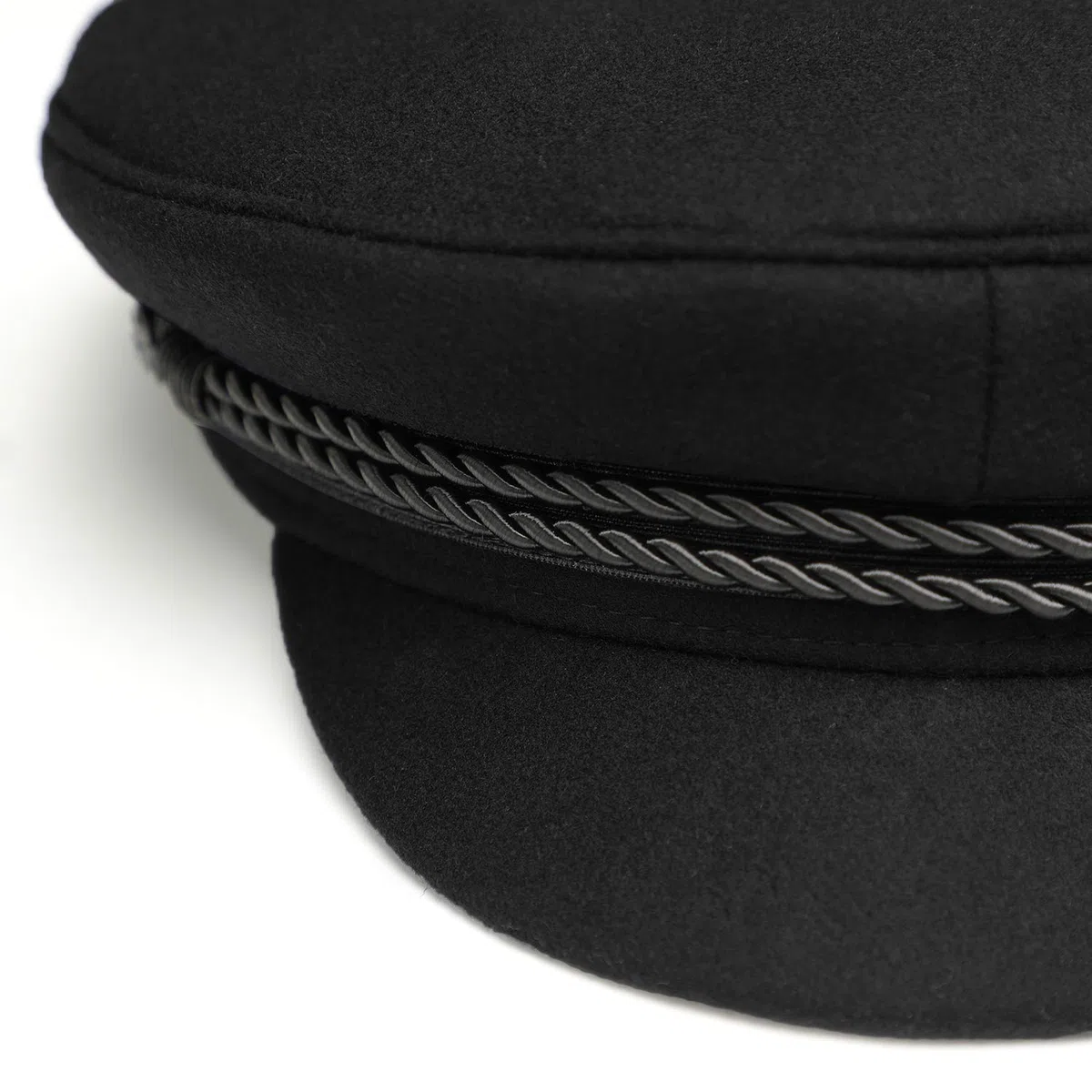 fiebig Gorra Elbsegler para Hombre y Mujer | Sombrero de capitán de línea clásica | Gorra de Tela Marinera Tradicional | Gorra con Visera, cordón, Botones de Ancla y Emblema