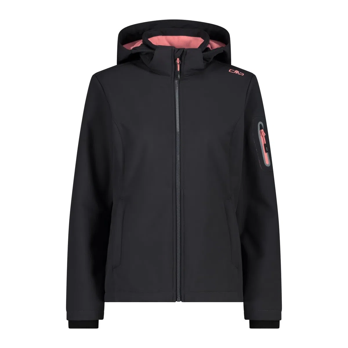 CMP Chaqueta Softshell para Mujer con Capucha Desmontable
