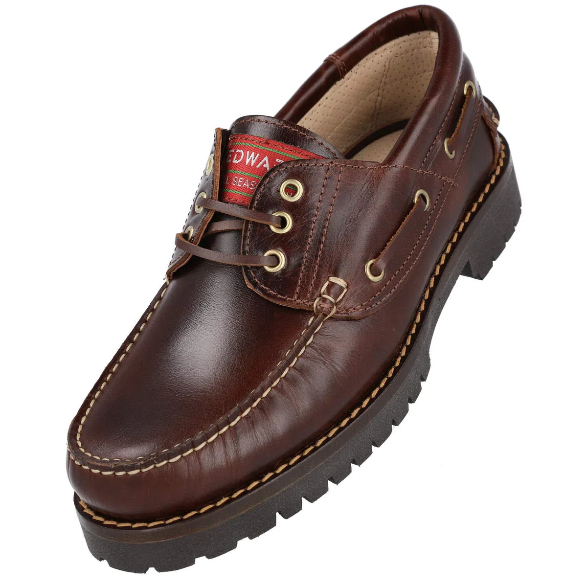 Edwards 1400 EXTRALIGHT Zapatos Nauticos - Cuero para: Hombre Color: Marron Talla: 39