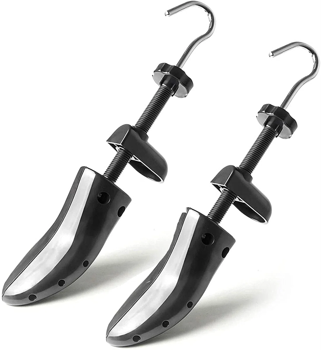 Extensor de Zapatos de plástico, expansor de Zapatos para Mujeres y Hombres, expansor de Zapatos Ajustable, árbol de Zapatos de plástico Resistente (Natural S (36~42))