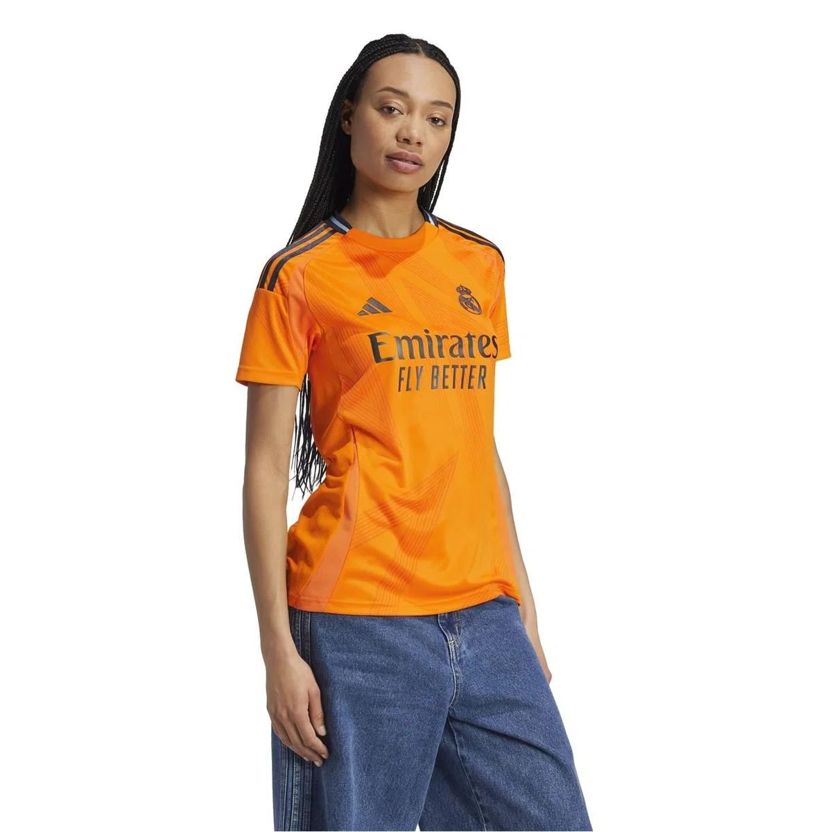 adidas Real Madrid - Camiseta de réplica exterior para mujer 24/25