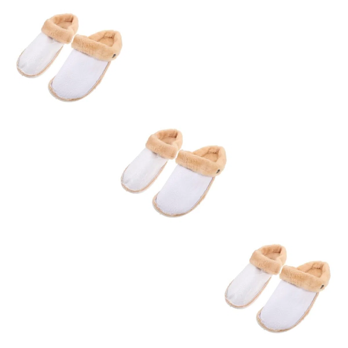 3pares Inserts De Invierno Desmontables Para Calzado Forro De Plantillas Cálidas Para Zapatos Reemplazo Práctico y Lavable