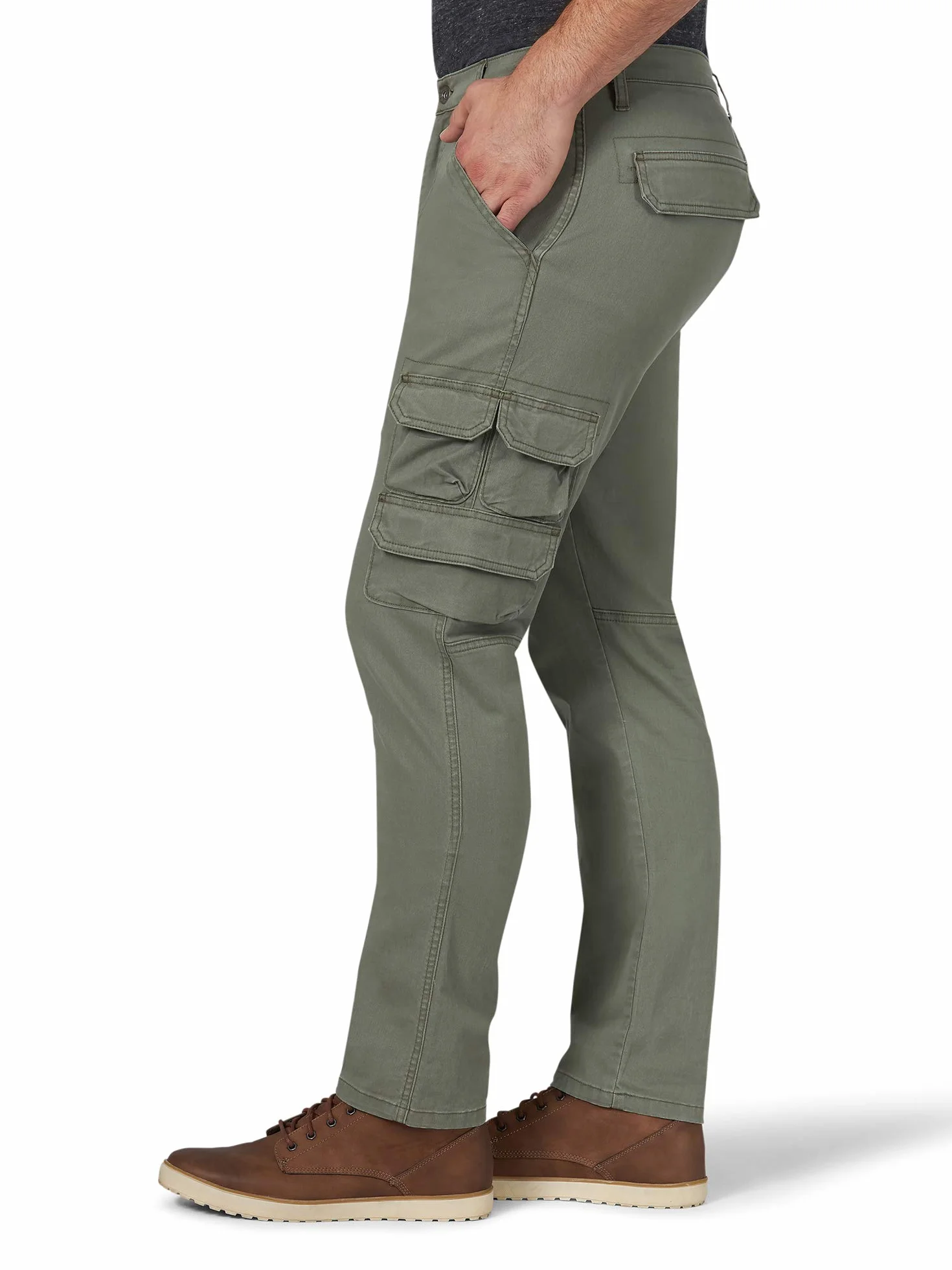 Wrangler Authentics Pantaloni Cargo Affusolati Regolari - Pantalones Hombre
