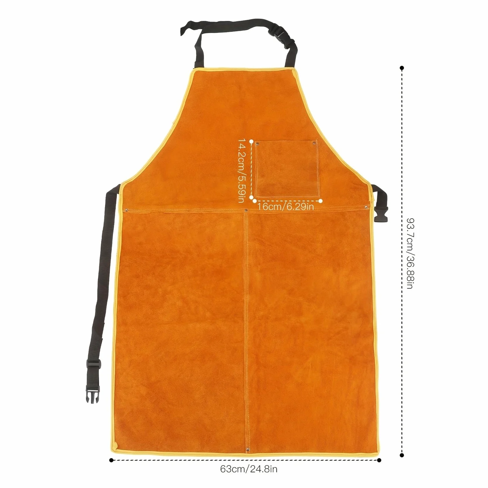 Delantal de soldadura de PU resistente