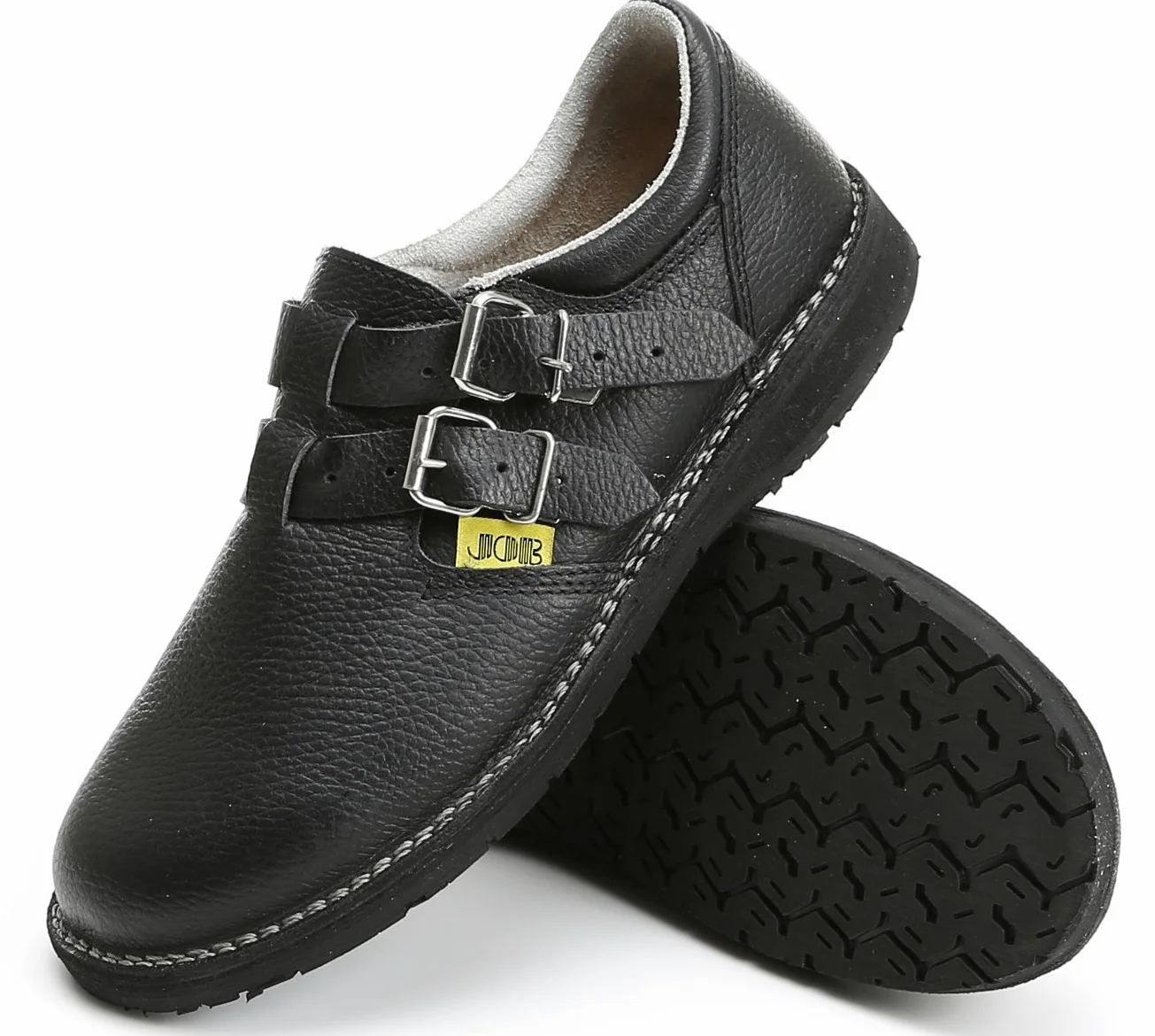 JOB Dacchdecker Halbschuh PETER II mit 2 Schnallen, Zapatos 44