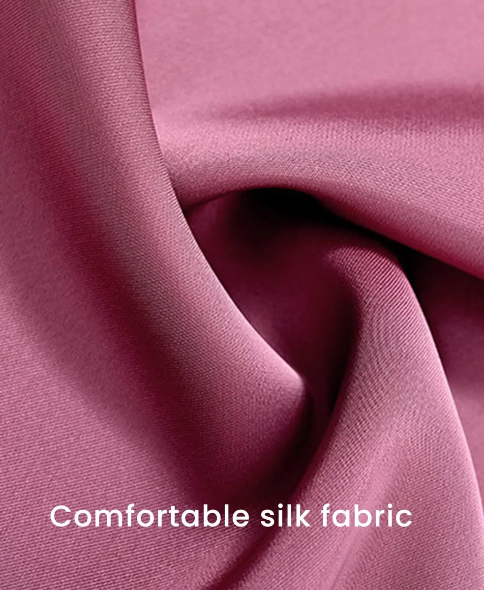 Camisa de Seda Mujer 100% Seda Blusa Manga Larga Elegante para Oficina