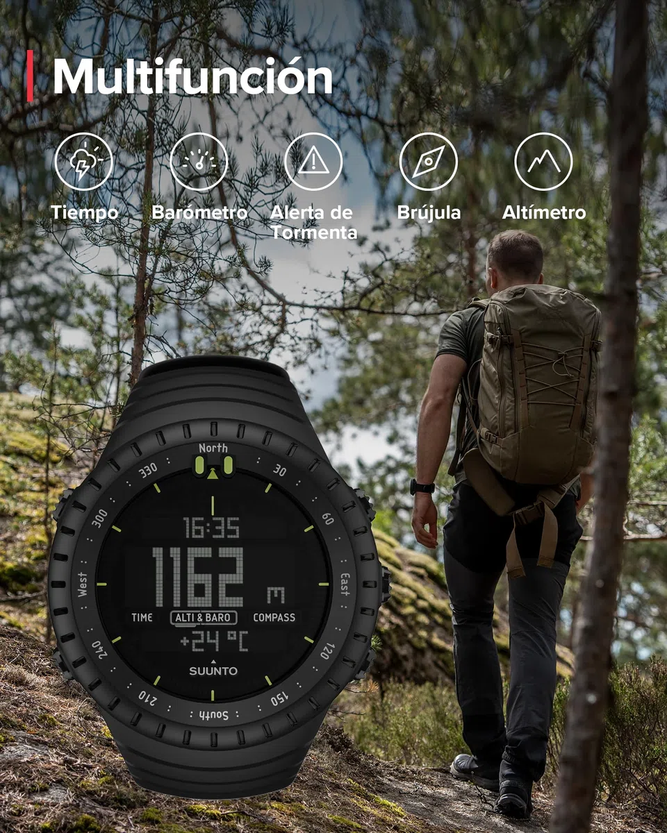 Suunto Core Reloj Outdoor con Altímetro, Barómetro y Brújula