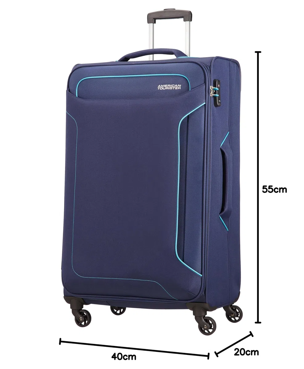 American Tourister Holiday Heat Spinner, 2.6 kilogramos de maletas, 55 cm, 38 litros, Marina