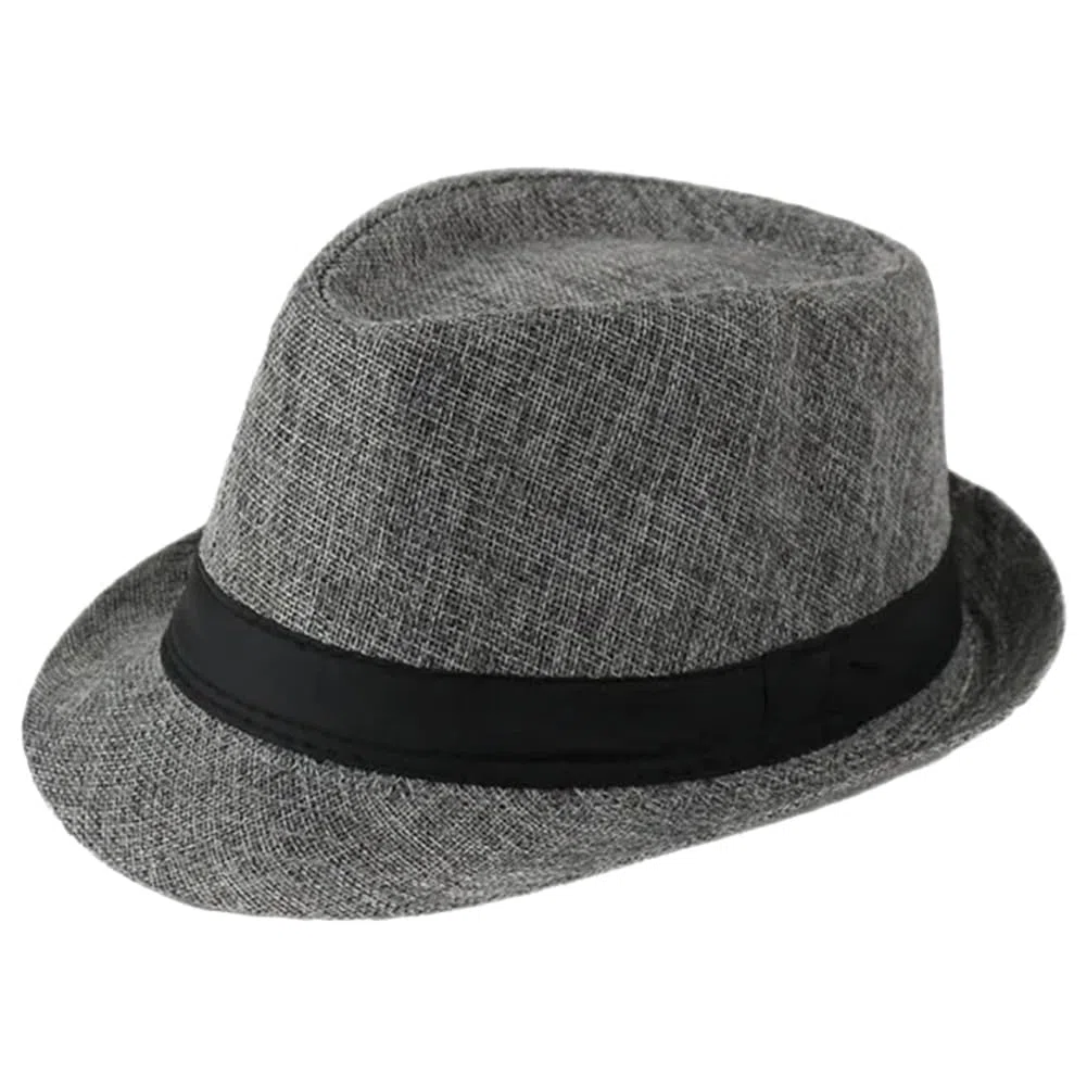 Sombreros Panamá de ala Corta, Sombreros Fedora Unisex para la Playa, Ideales para Fiestas, Disfraces y Bodas.