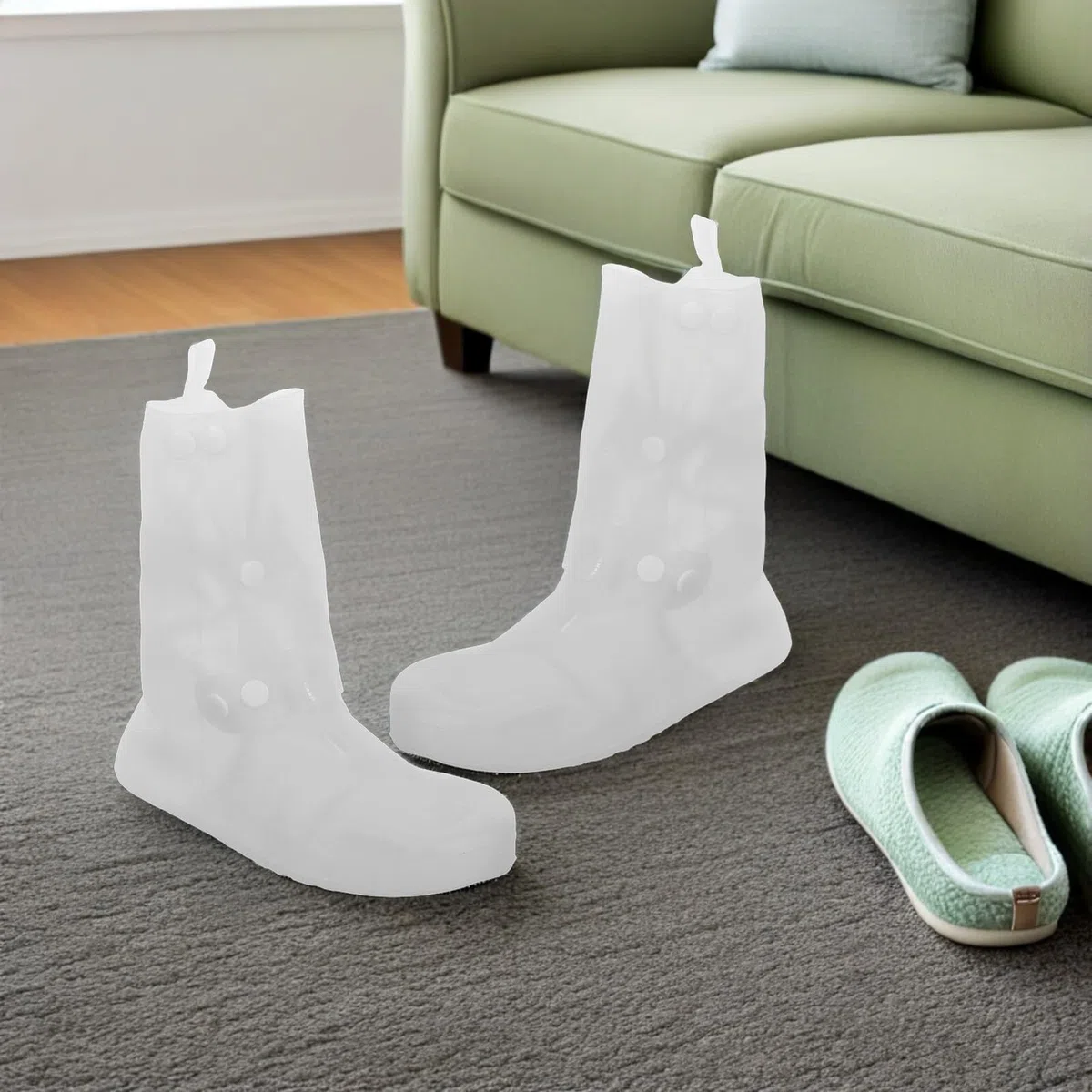 Cubrezapatos Impermeables de Silicona para Adultos Talla 36/37 2 Pares Antideslizantes y Resistentes al Desgaste Ideales para Viajes Ciclismo y Protección Lluvia