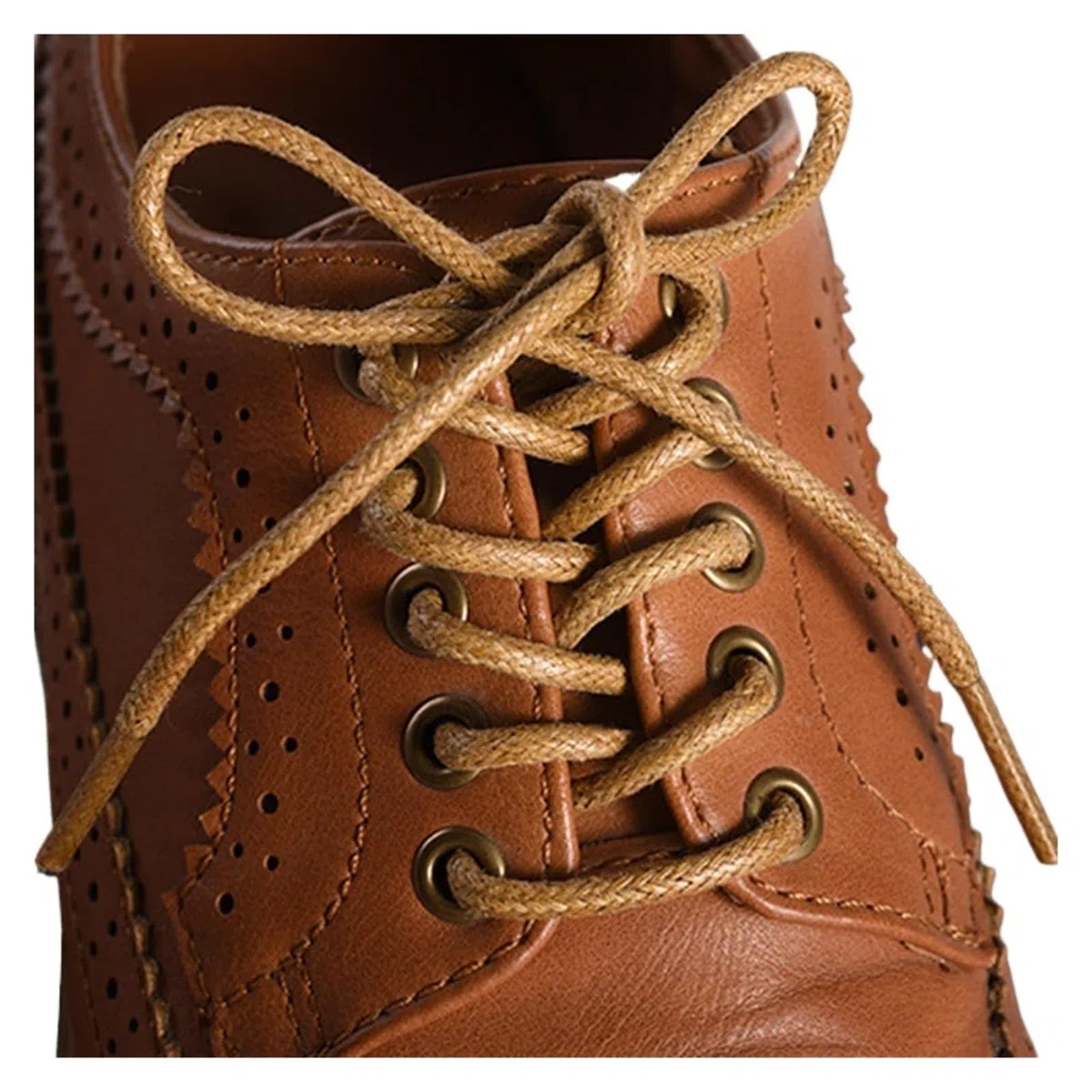 Cordones de zapatos planos, 1 par de cordones de cuero, cordones encerados de algodón, cordones de cuero redondos for zapatos, botas, cordones de zapatos unisex(Black,120cm)