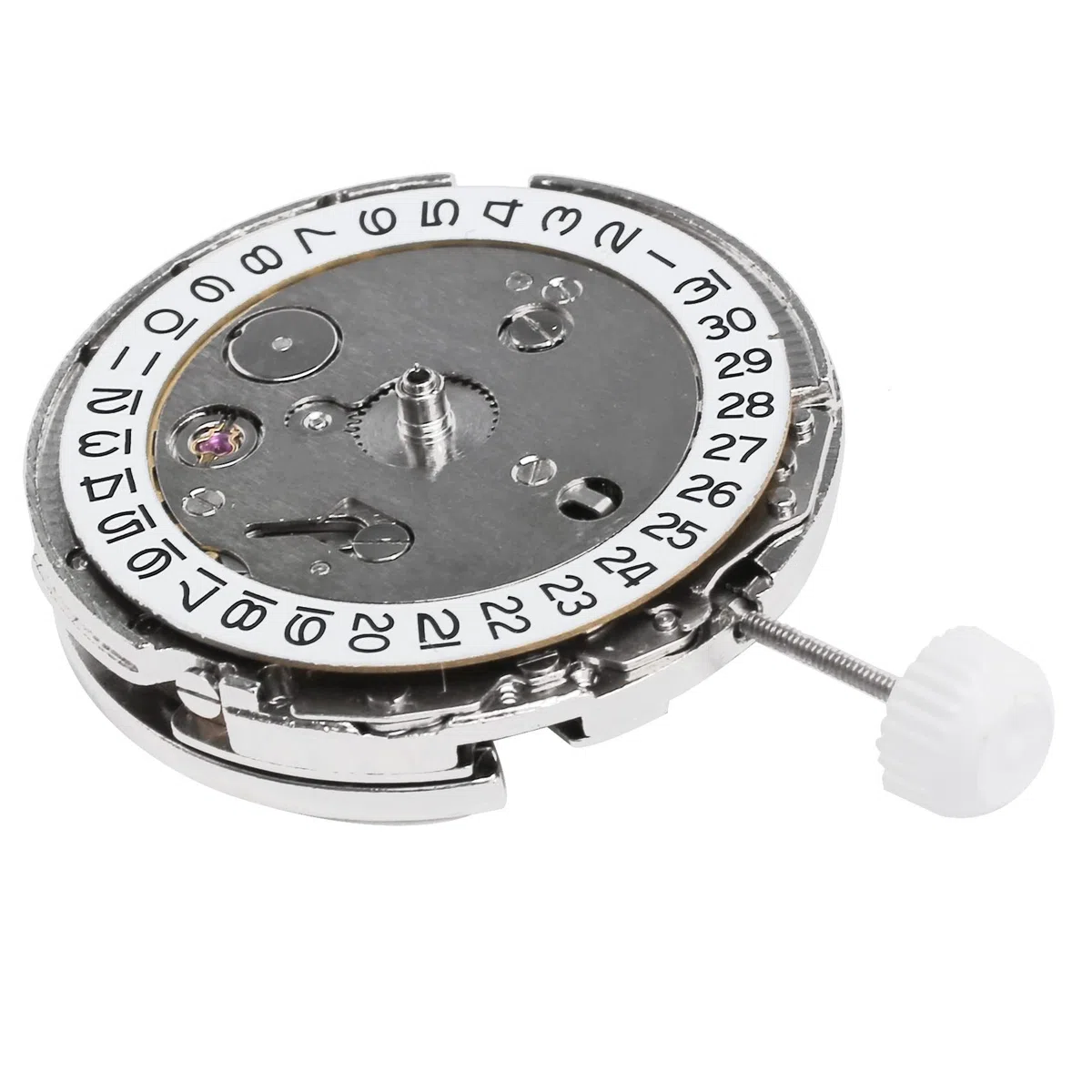 Movimiento mecánico automático, Apto para Piezas de reparación y Accesorios de Relojes, Color Plata.