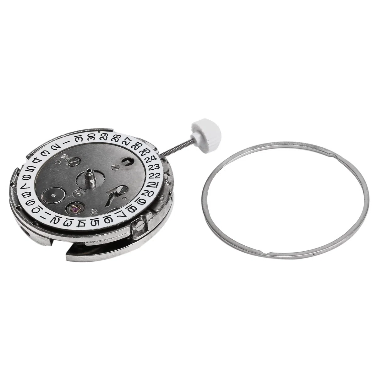 Movimiento mecánico automático, Apto para Piezas de reparación y Accesorios de Relojes, Color Plata.