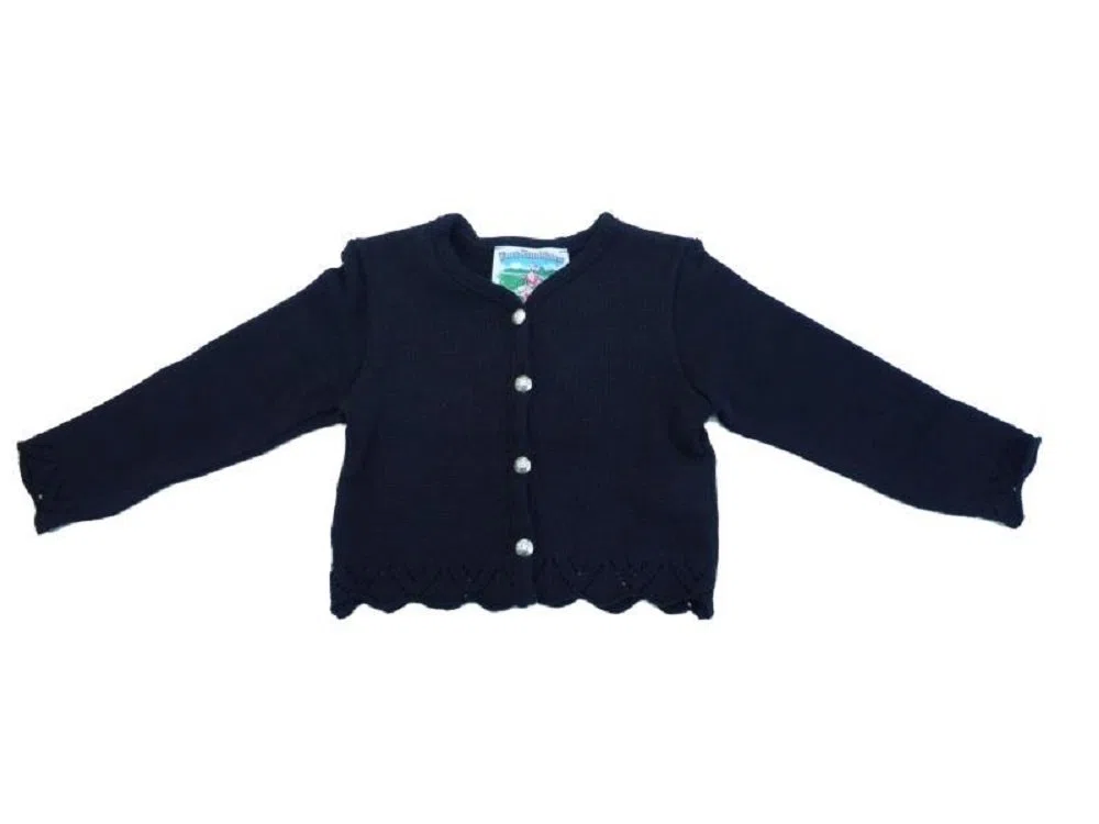 Trend-Promotion Austria Chaqueta de punto para niña negro talla 68 – 92 negro 74 cm