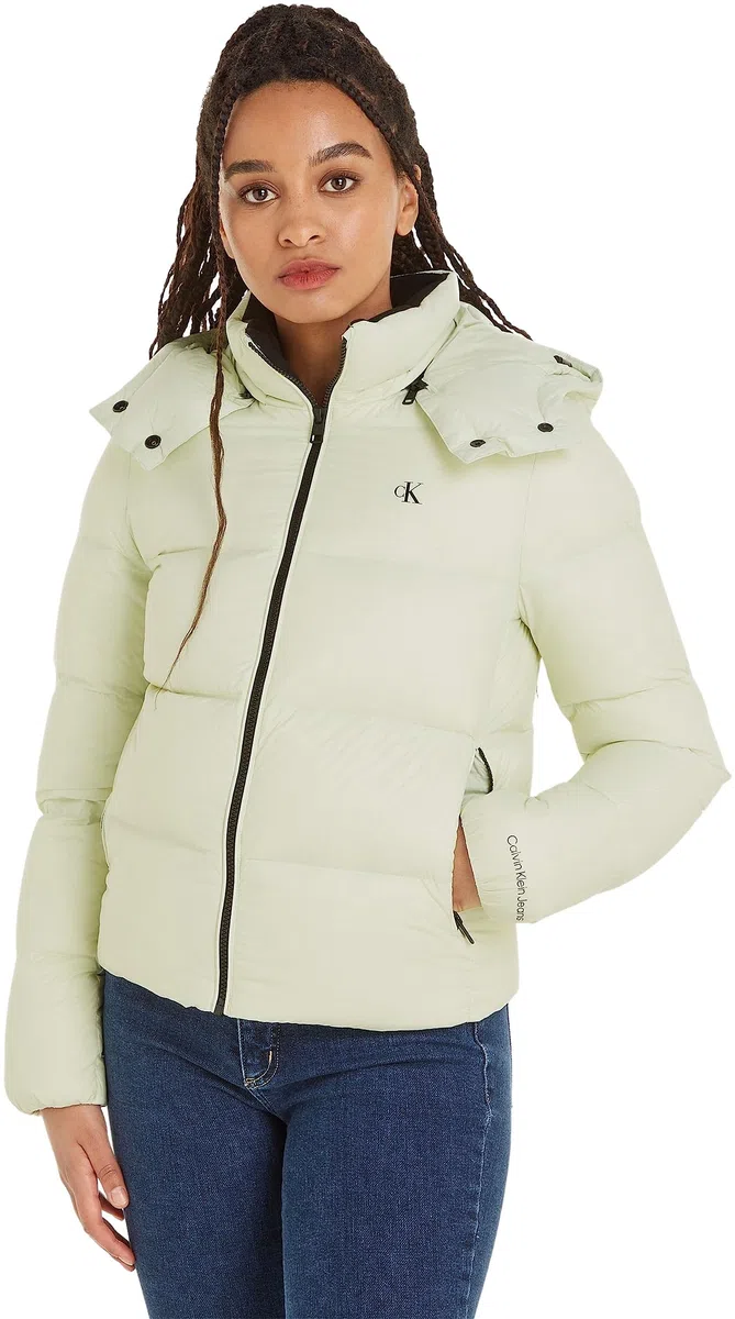 Calvin Klein Mw Down Archetype Short Puffer J20j221646 Chaquetas Acolchadas de Plumas Mujer (Pack de 1)