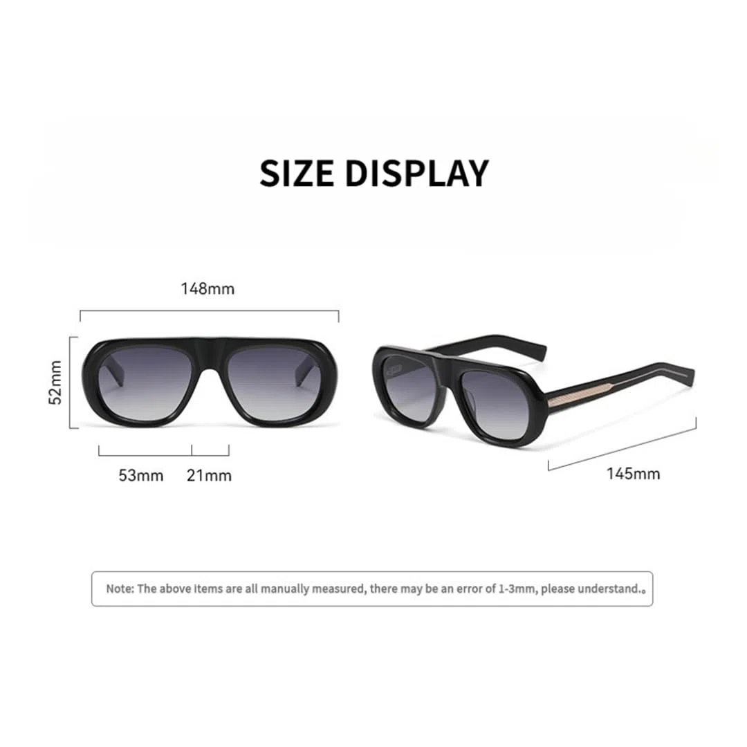 Gafas de sol de montura vintage para hombre, polarizadas, con protección UV400, estilo punk para mujer.