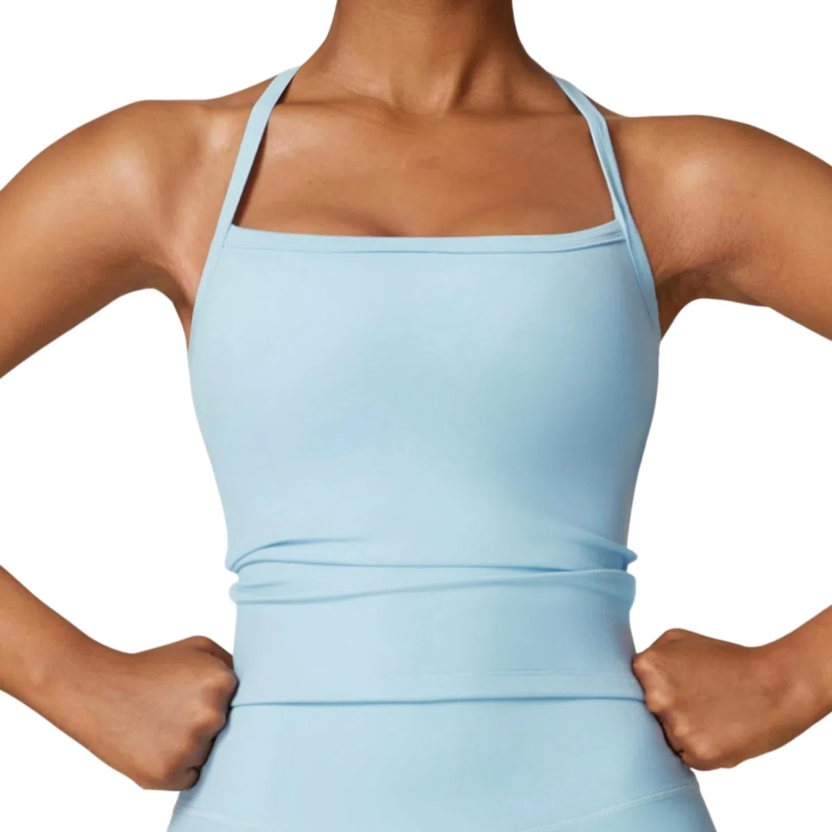 CHENSHI Sujetador Deportivo Mujer Mujeres Cross Back Yoga Respirable A Prueba De Choques Gimnasio Entrenamiento Fitness Empujar Arriba Top Running Ropa Deportiva Activa-Green-m